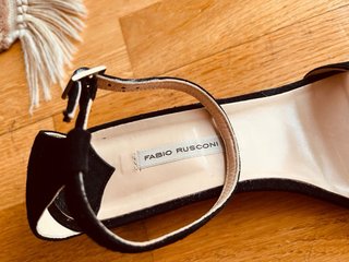 Sandalias Fabio Rusconi Piel Negra Talla 40