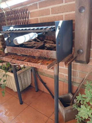 Barbacoa Terraza Mini Metal/Madera