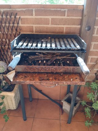Barbacoa Terraza Mini Metal/Madera