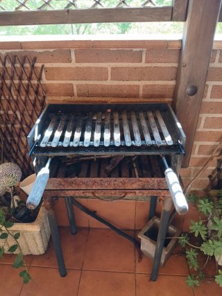 Barbacoa Terraza Mini Metal/Madera