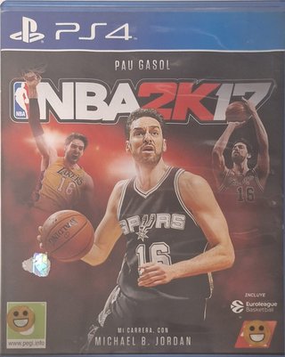 Juego PS4 NBA 2K17 Pau Gasol
