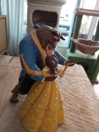 Figura Bella y Bestia Disney Traditions