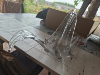 Centro de mesa cristal moderno