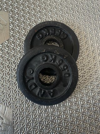 Mancuernas con discos distintos pesos