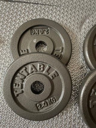 Mancuernas con discos distintos pesos