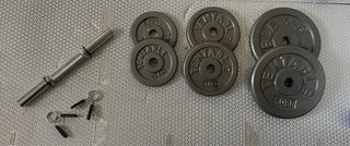 Mancuernas con discos distintos pesos