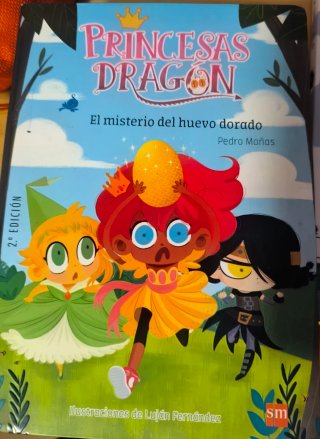 Libro de princesas dragón, el misterio del huevo
