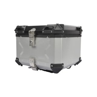 Maleta Moto Aluminio 55L Gris