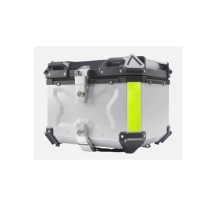 Maleta Moto Aluminio 55L Gris