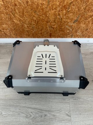 Maleta Moto Aluminio 55L Gris