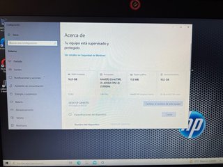 HP i5 16GB RAM Portátil