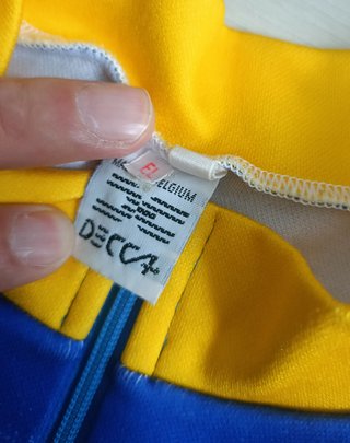 Maillot Ciclismo Vintage Miko Decca Bélgica Talla