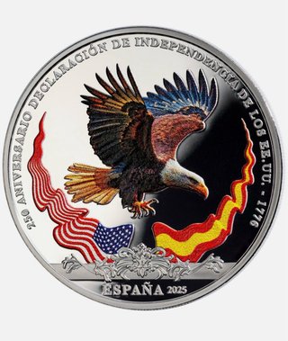 Lote 8 monedas plata conmemorativas España
