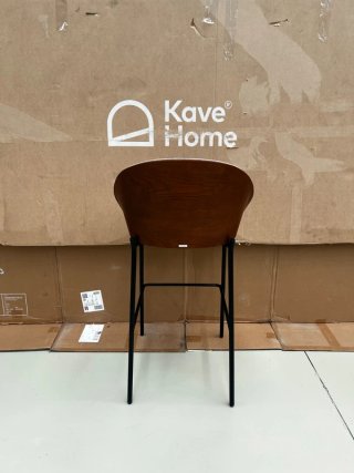 Sgabello Eamy Kave Home Tessuto e Legno