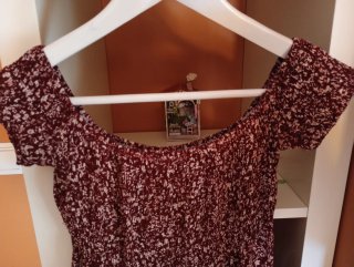 Vestido largo floral talla S