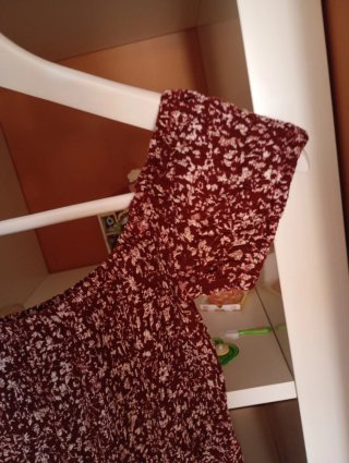 Vestido largo floral talla S