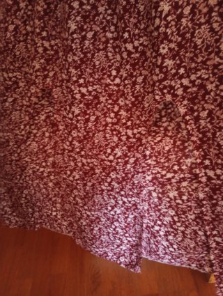 Vestido largo floral talla S