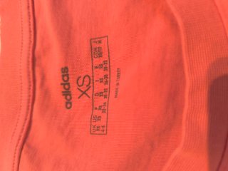 Adidas Camiseta Rosa Talla XS