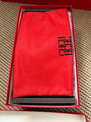 Sandalias Carolina Herrera Piel Marrón y Negra