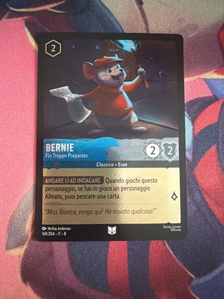 Bernie Fin Troppo Preparato Foil Lorcana