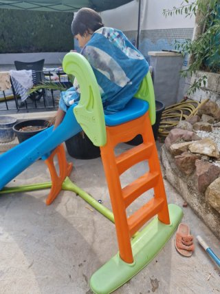 Tobogán Feber Azul, Verde y Naranja