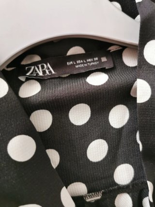 Vestido Zara Lunares Talla L