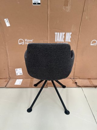Sedia girevole Tissiana Kave Home grigio