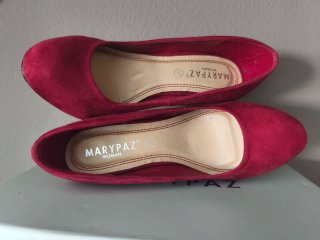 Zapatos de tacón Marypaz rojos