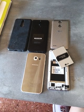 Lote 3 móviles: Samsung, Huawei, LG
