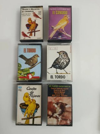 6 Cantos de Pájaros Cintas Cassettes ELIGE
