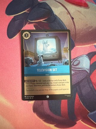 Television Set Foil - Disney Lorcana
