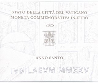 Vaticano 2025 Sede Vacante 2 Euros