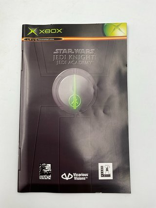 Star Wars Jedi Knight Jedi Academy Xbox