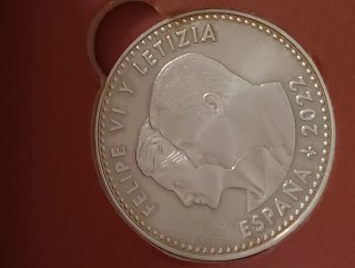 Moneda 40 Euro Plata 925 V Centenario Vuelta al Mu
