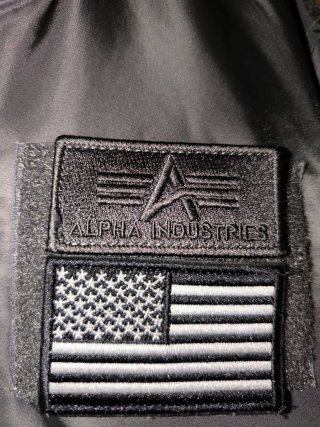 Alpha Industries Chaqueta Gris