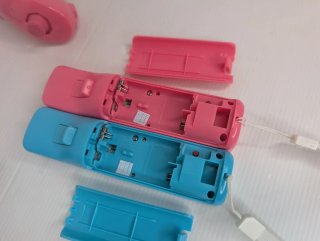 Set Controller Wii Rosa Azzurro + Accessori