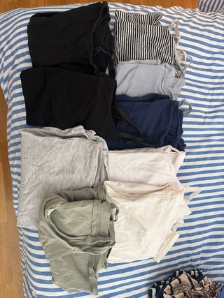 Lote Camisetas Lactancia Tallas XS/S/M