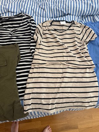 Lote Camisetas Lactancia Tallas XS/S/M