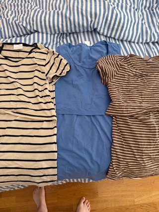 Lote Camisetas Lactancia Tallas XS/S/M