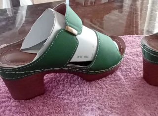 Ciabatte eleganti verdi Tg 39