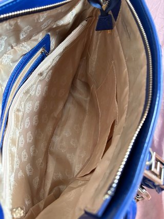 Bolso Versace Azul Charol Medusa