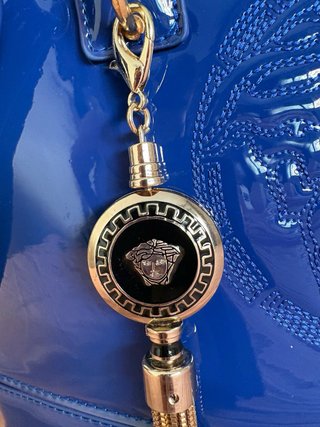 Bolso Versace Azul Charol Medusa