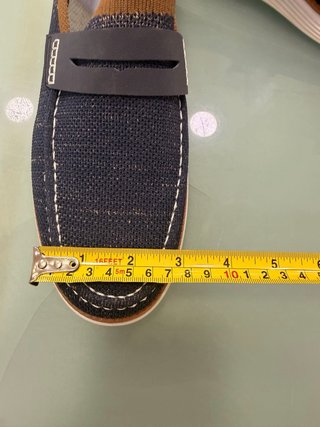 Zapatos de hombre azul y marrón, tipo calcetin,