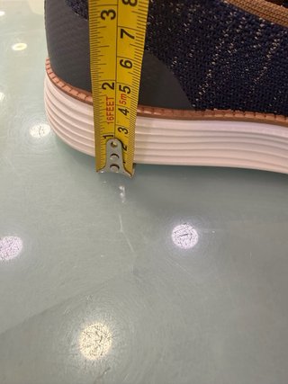 Zapatos de hombre azul y marrón, tipo calcetin,