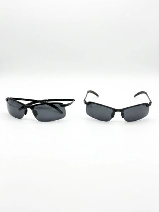 Gafas de sol hombre negras .