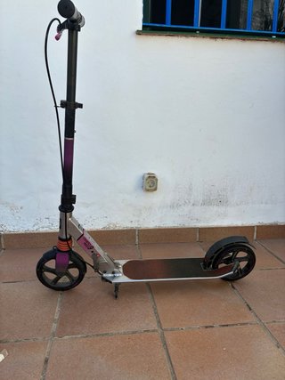 Lote 2 Patinetes Oxelo Town 5 negro y Mid 9 rosa