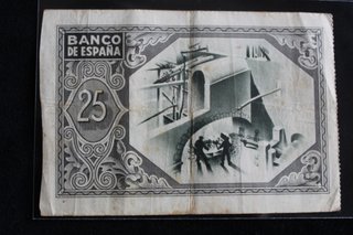 Billete 25 Pesetas Banco de Bilbao 1937