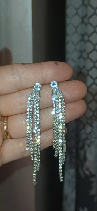 Swarovski Orecchini Tennis Argento
