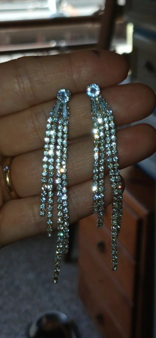 Swarovski Orecchini Tennis Argento