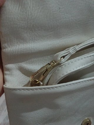 Bolso de mano o de colgar beige y multicolor
